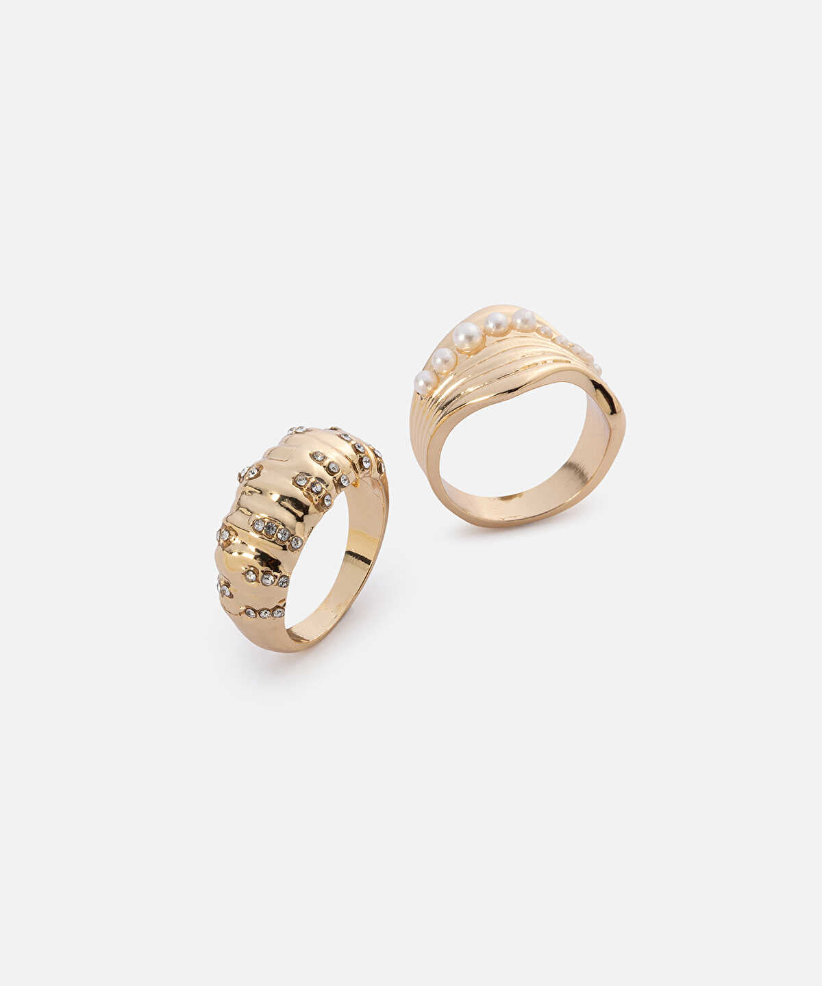 Zoomed Combined Rings Pack of Two