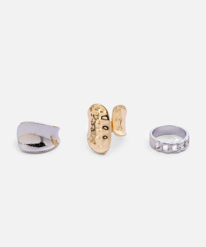 Pack of Three Combined Rings
