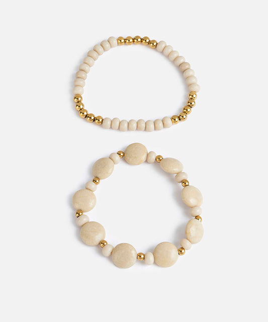 Mixed-Bead Bracelet Set