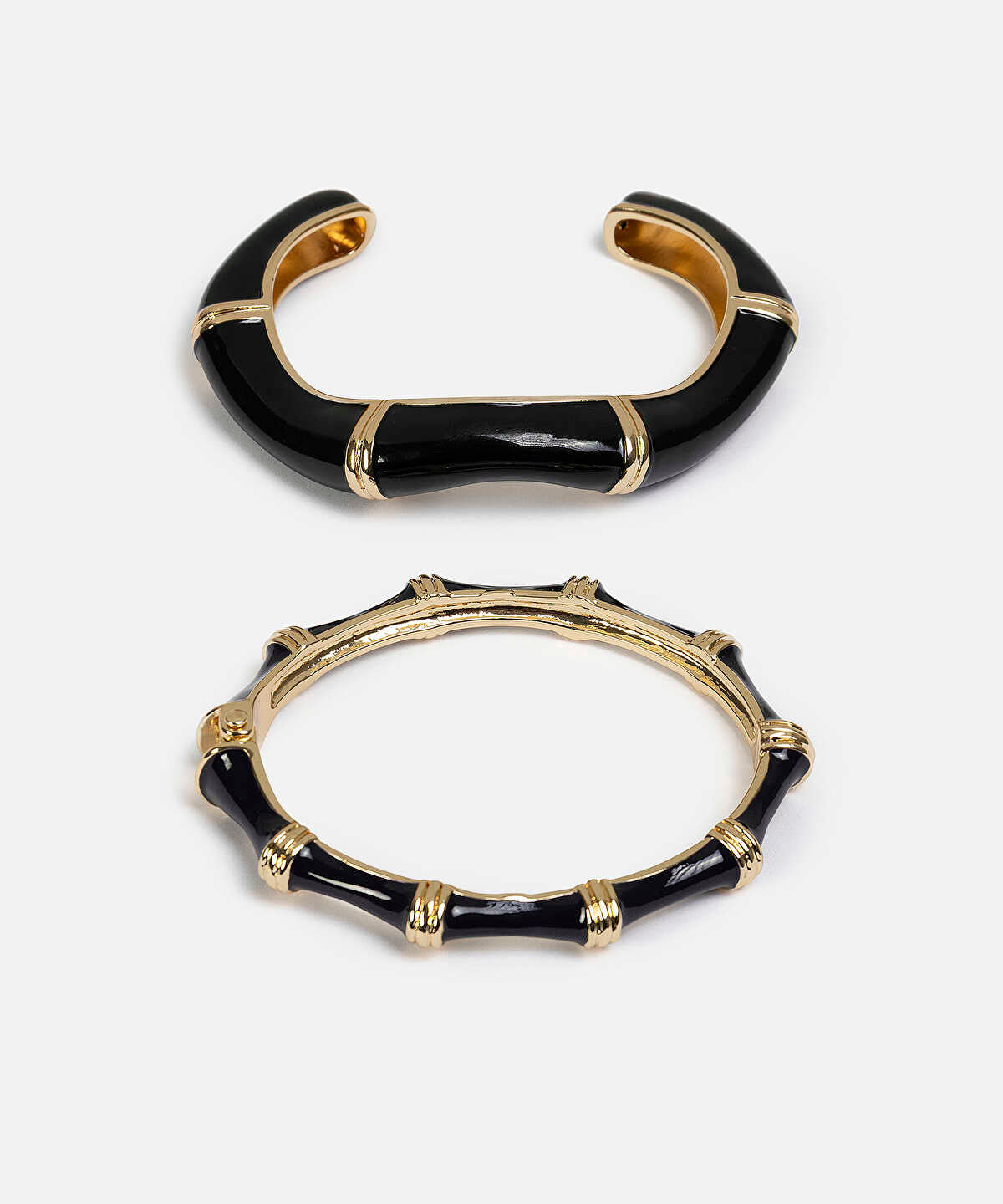 Zoomed Pack of Two Combined Enamel Bracelets