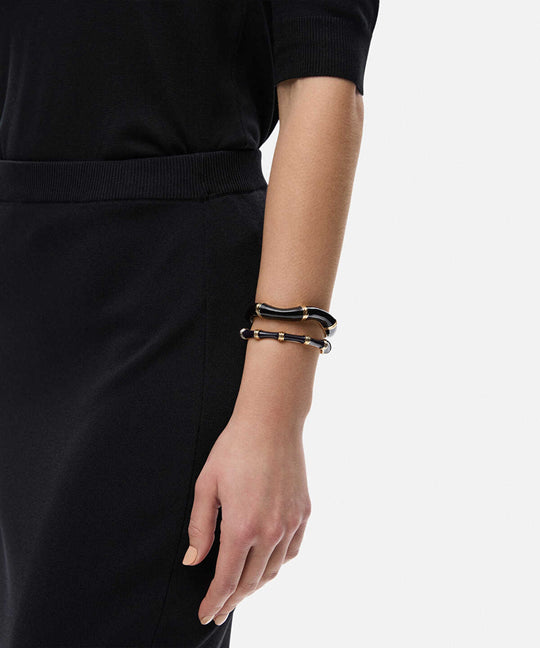 Pack of Two Combined Enamel Bracelets