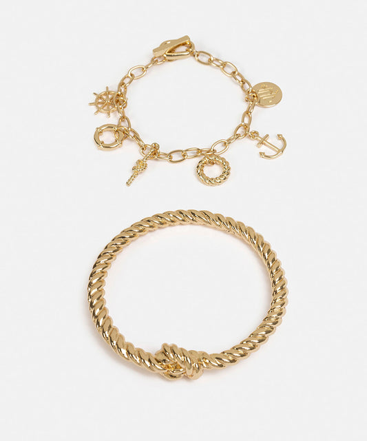 Pack of Two Combined Bracelets