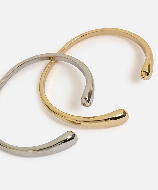 Pack of Two Combined Rigid Bracelets