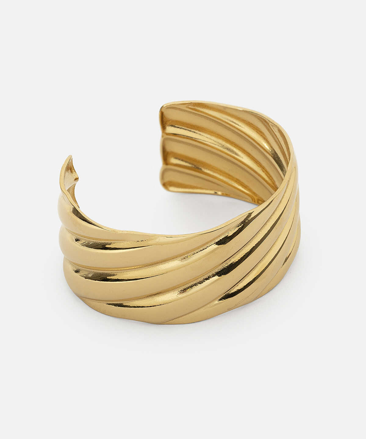 Textured Stainless Steel Bracelet