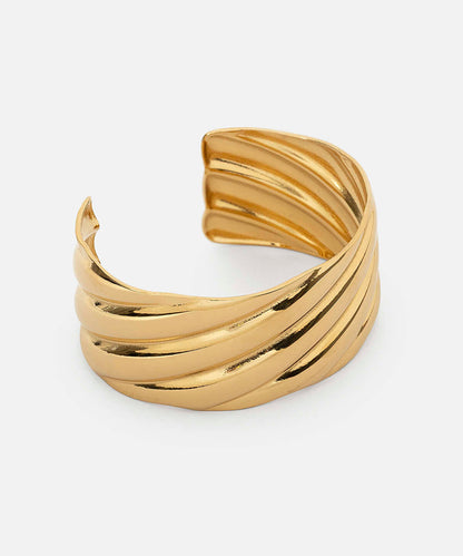 Textured Stainless Steel Bracelet