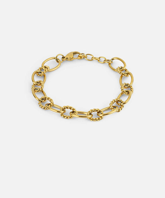 Interlocking Stainless Steel Bracelet