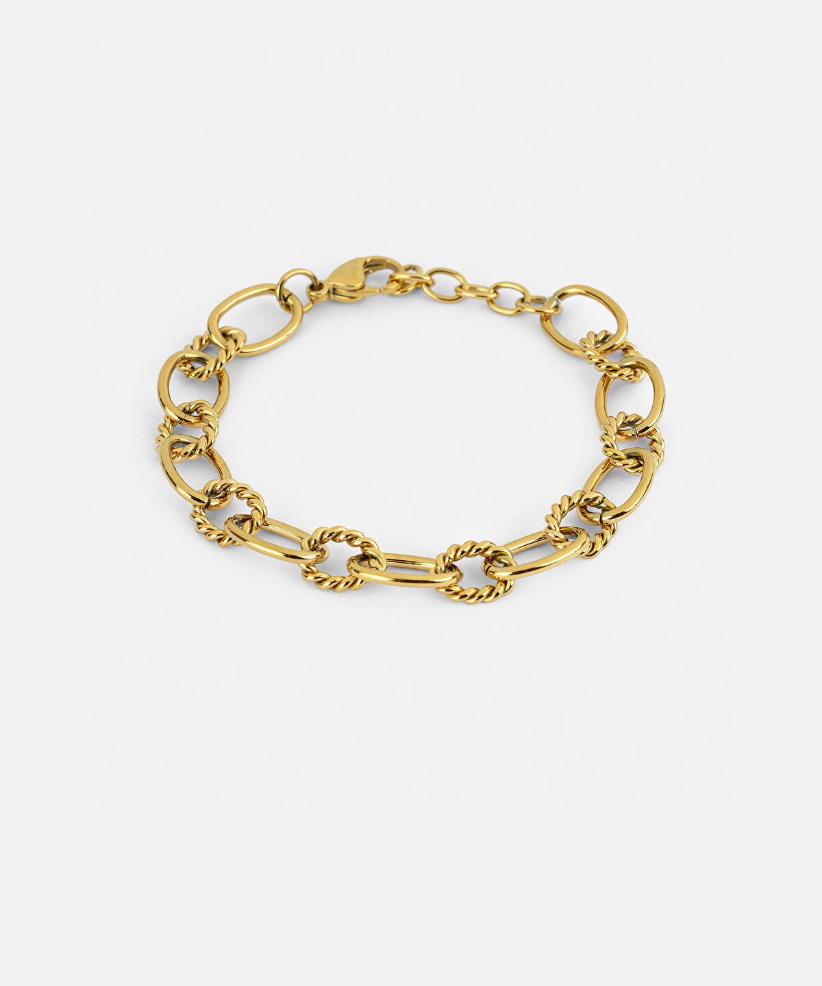 Interlocking Stainless Steel Bracelet