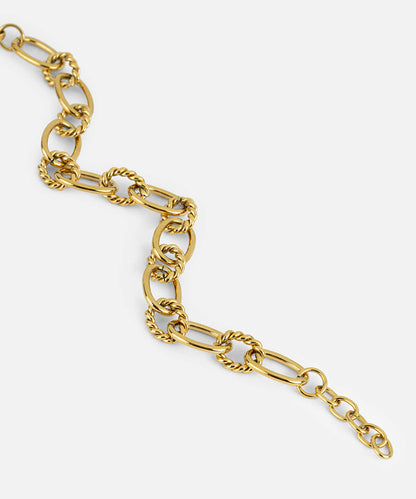 Interlocking Stainless Steel Bracelet