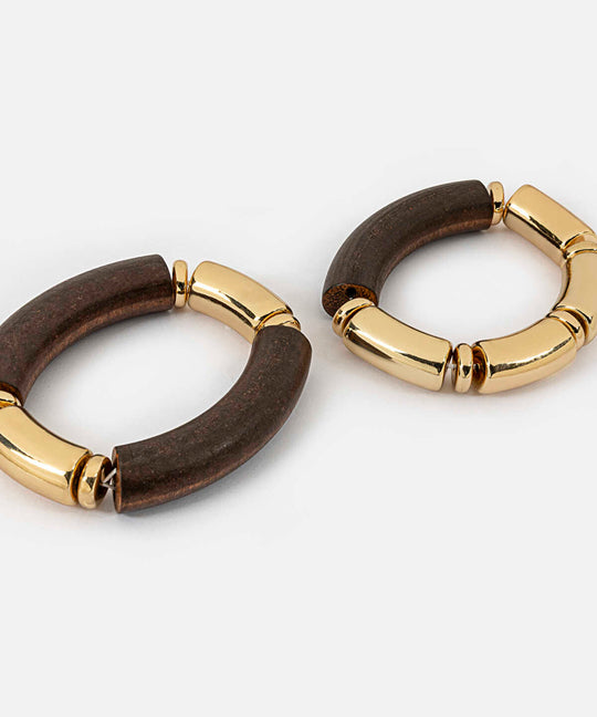 Wood Piece Bracelet Set