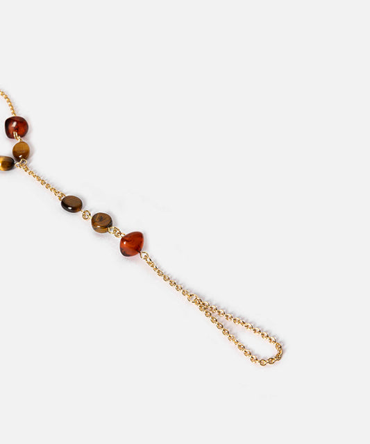 Beaded Hand Chain Bracelet