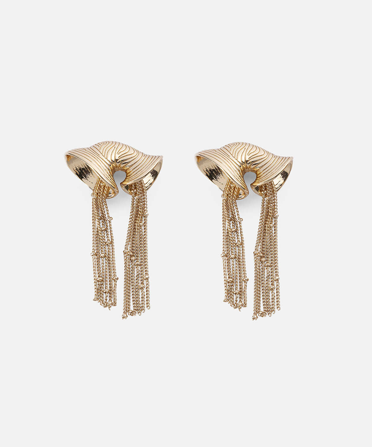 Zoomed Textured Dangle Earrings