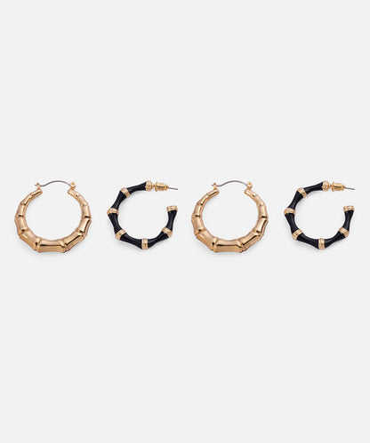 Pack of Two Hoop Earrings