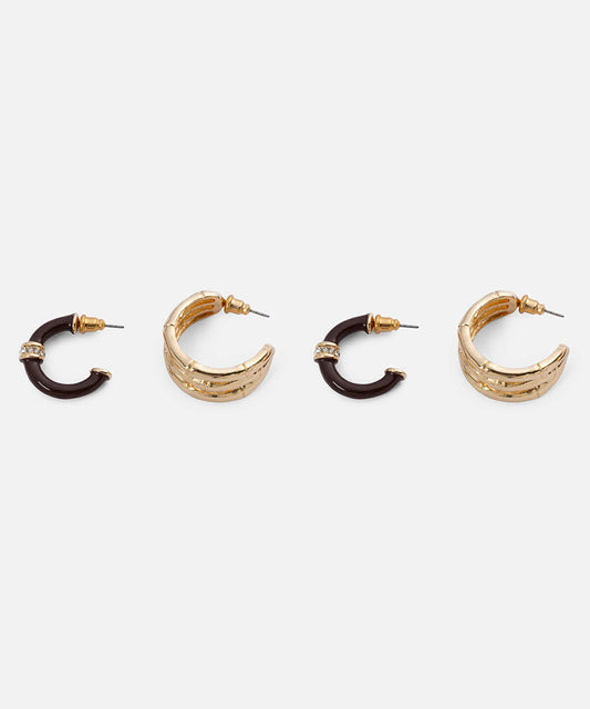 Pack of Two Earrings