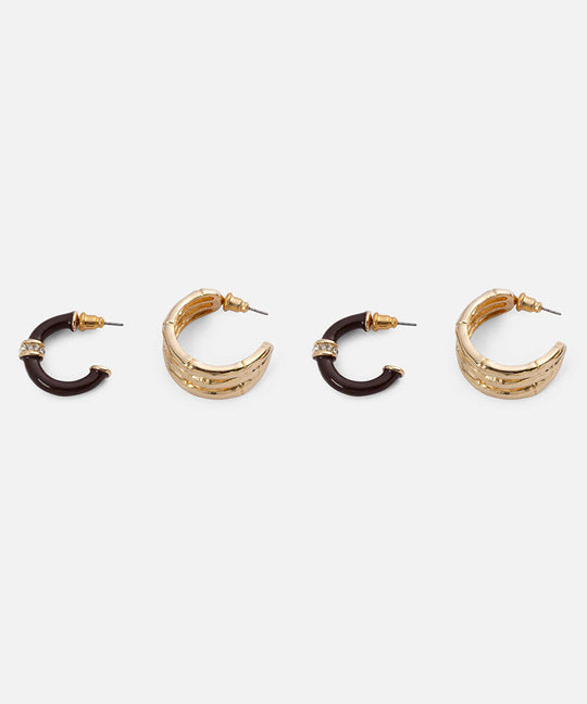 Pack of Two Earrings