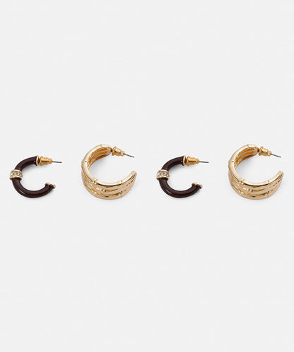 Pack of Two Earrings