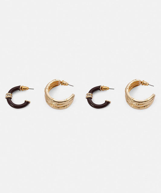Pack of Two Earrings