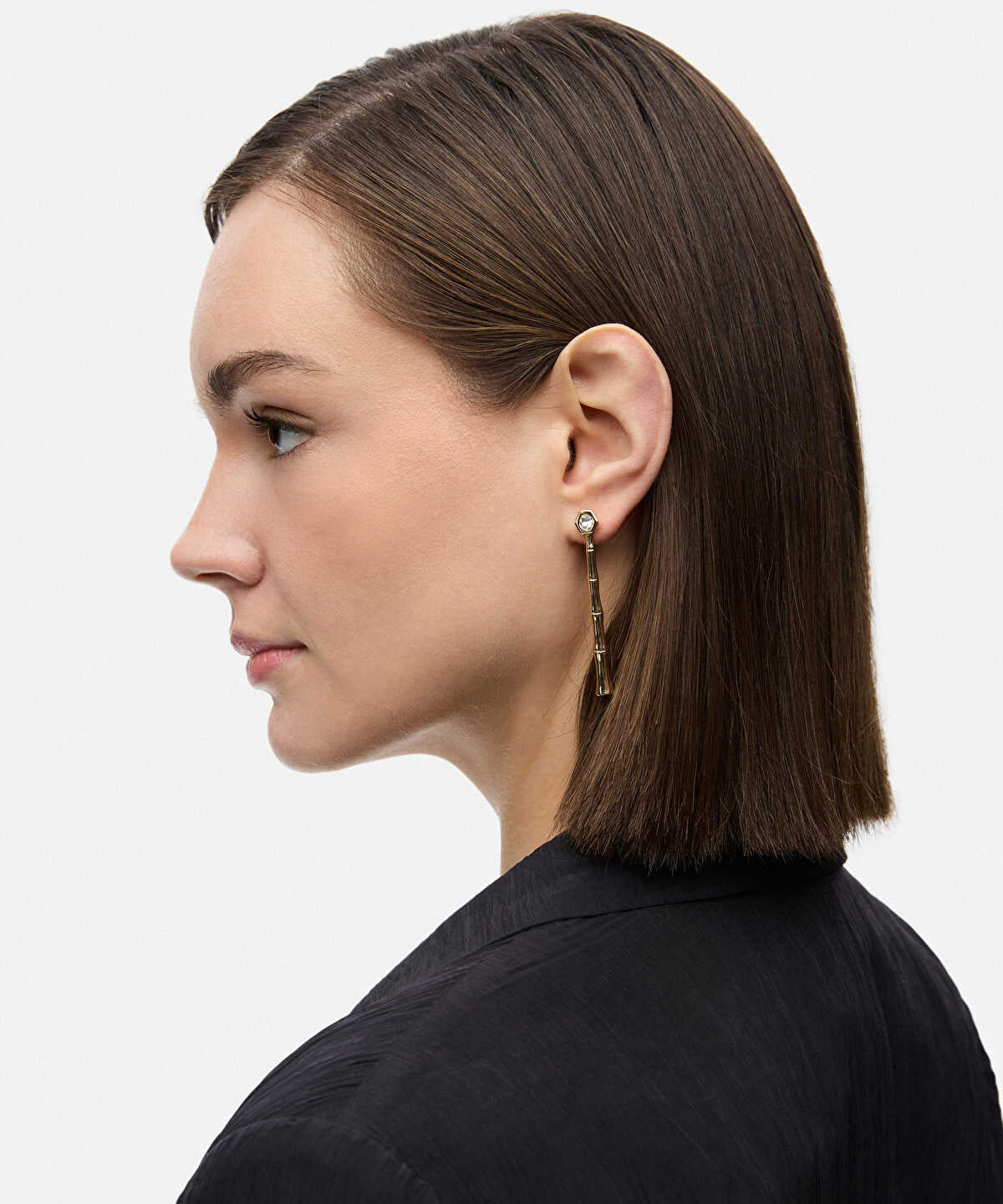 Zoomed Rhinestone Embellished Earrings