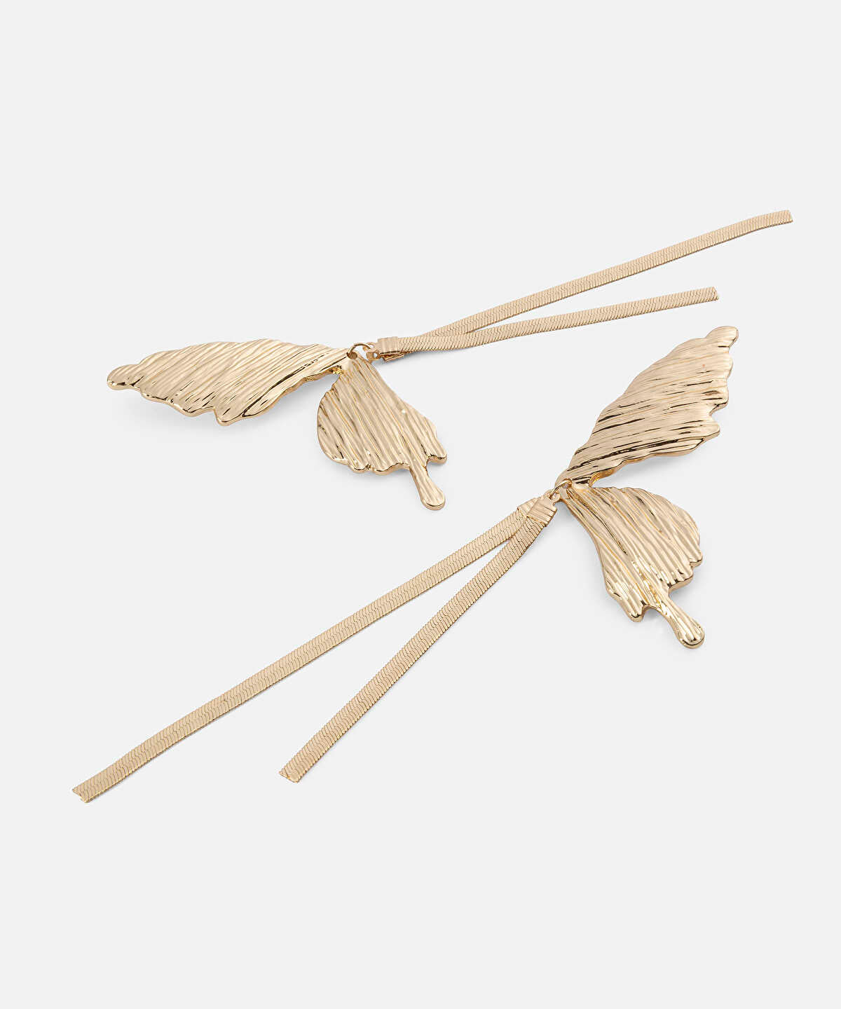 Two-Tone Dangle Earrings