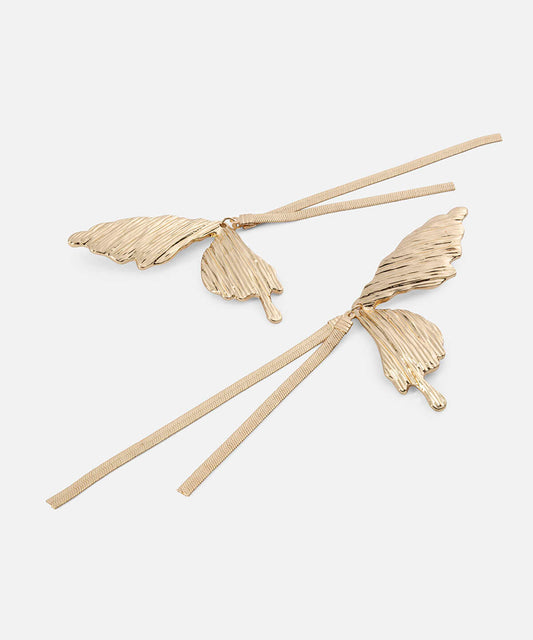 Two-Tone Dangle Earrings