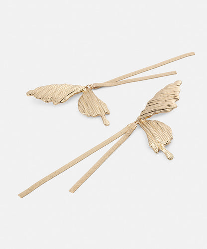 Two-Tone Dangle Earrings