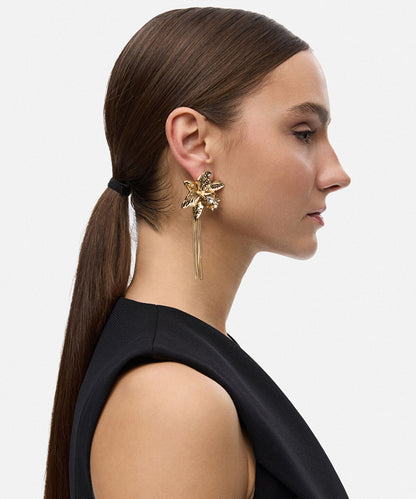 Dangle Flower Earrings