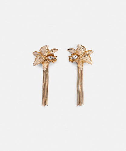 Dangle Flower Earrings