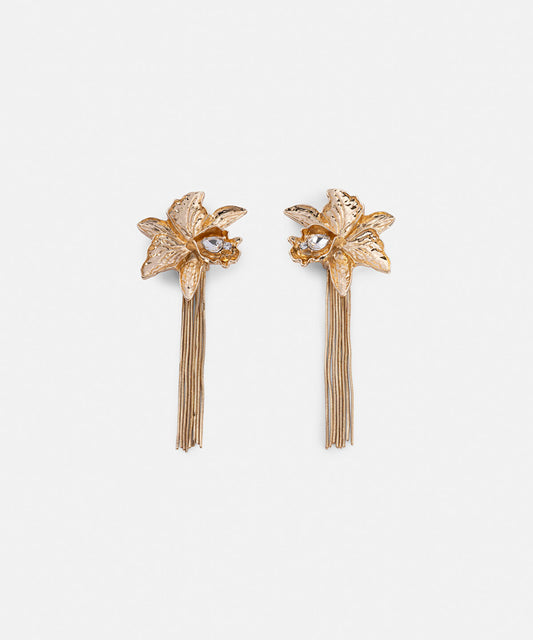 Dangle Flower Earrings