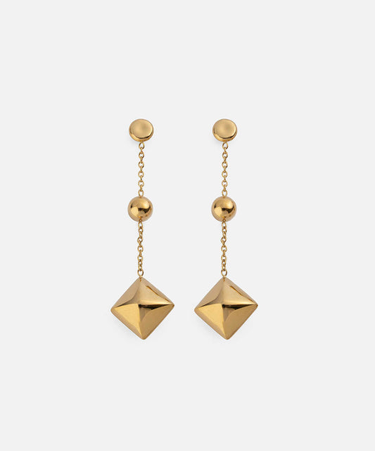 Combined Chain Earrings