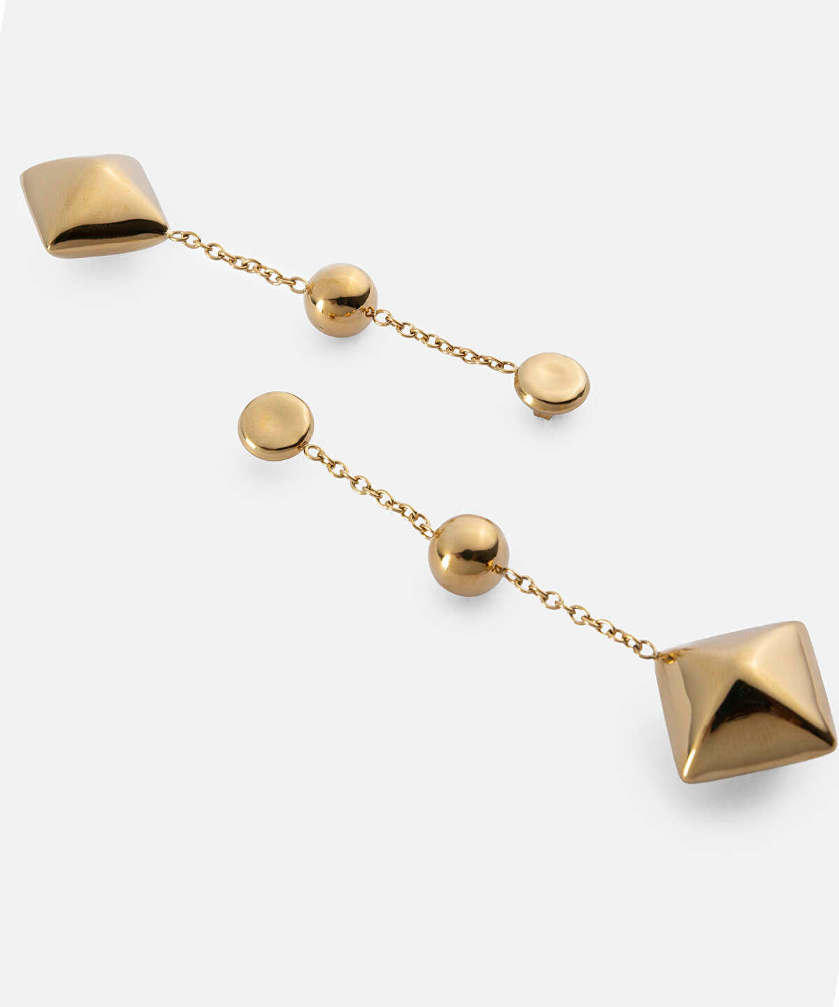 Zoomed Combined Chain Earrings