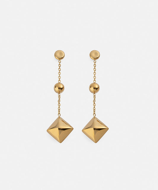 Combined Chain Earrings