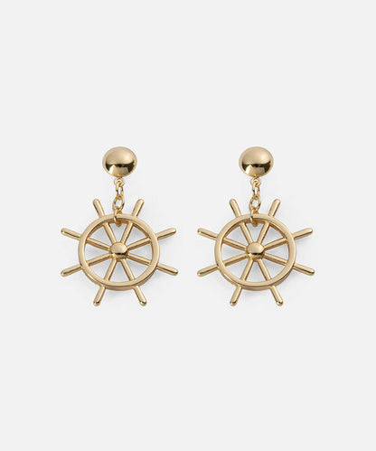 Ship Wheel Earrings