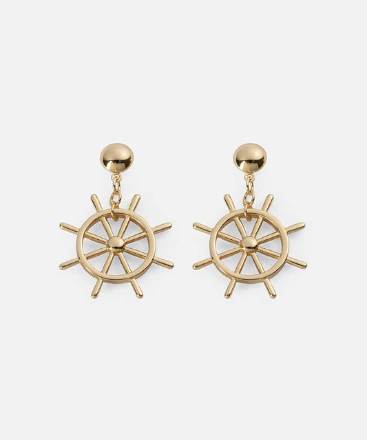 Ship Wheel Earrings