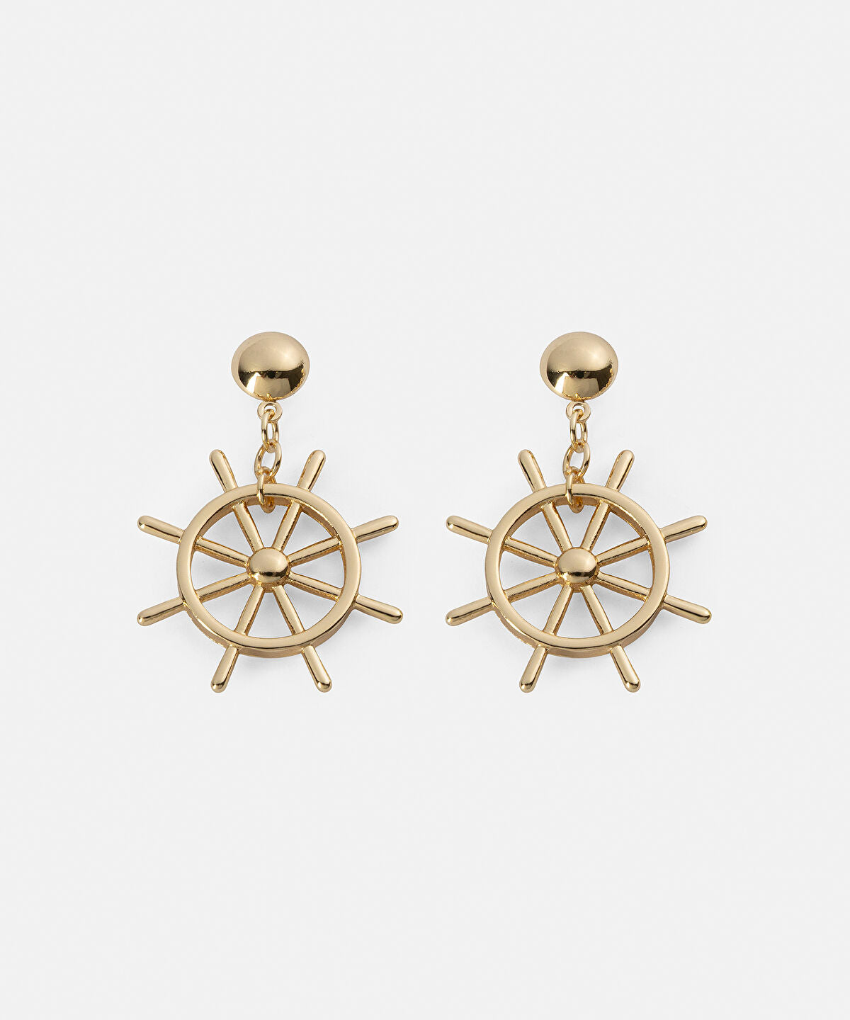 Ship Wheel Earrings