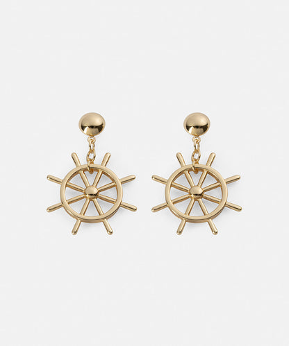 Ship Wheel Earrings