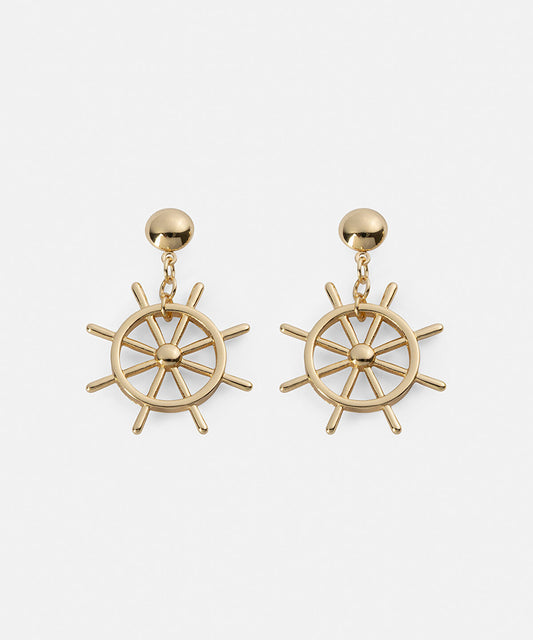 Ship Wheel Earrings