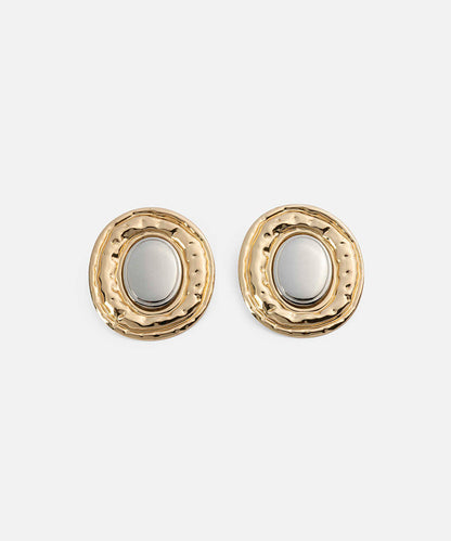 Two-Tone Earrings