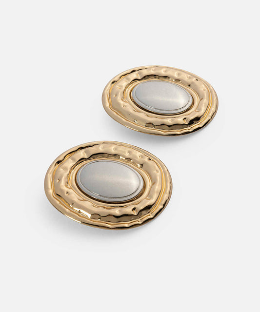 Two-Tone Earrings