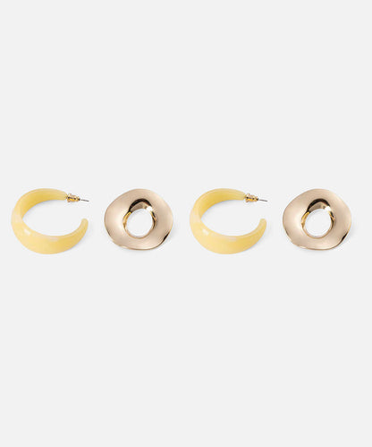 Pack of Two Earrings