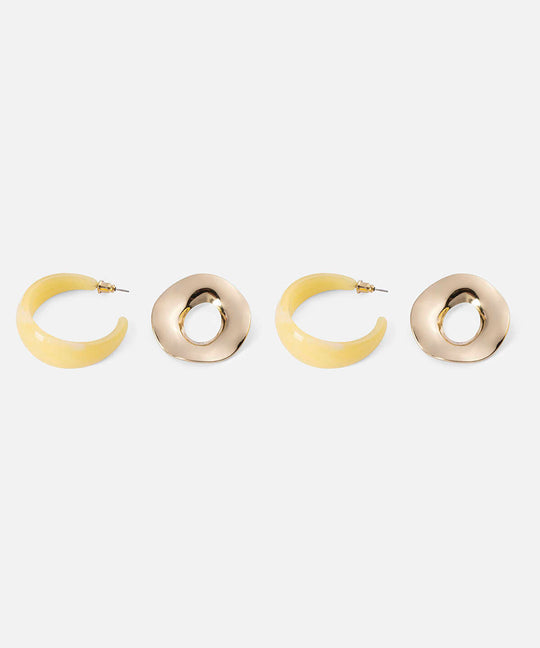 Pack of Two Earrings