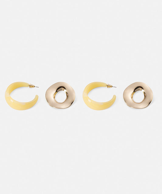 Pack of Two Earrings