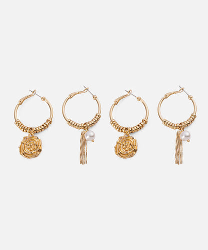 Pack of Two Hoop Earrings