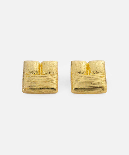 Textured Metal Earrings