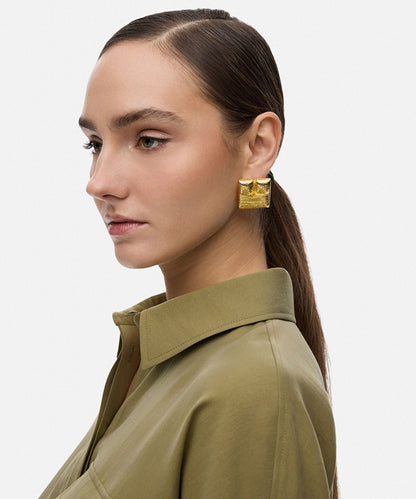 Textured Metal Earrings