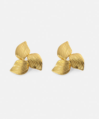 Multi-Piece Textured Earrings