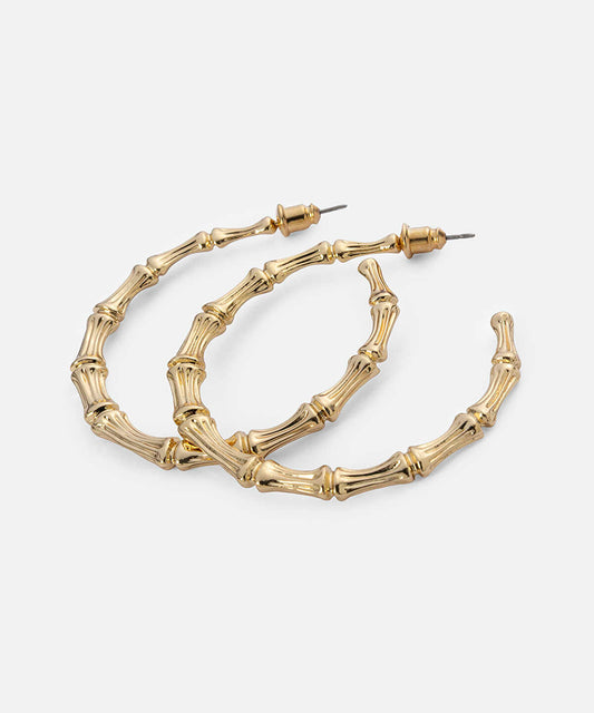 Textured Hoop Earrings