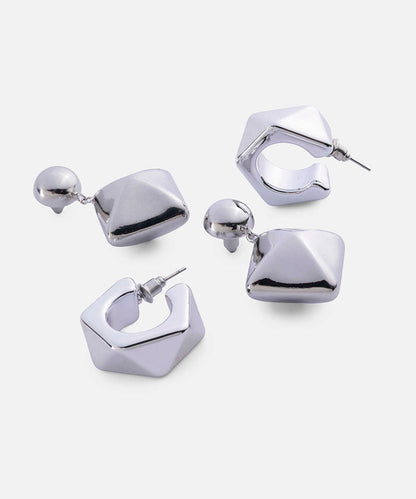 Pack of Two Combined Earrings