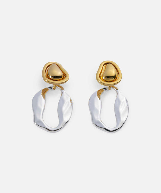 Two-Tone Earrings
