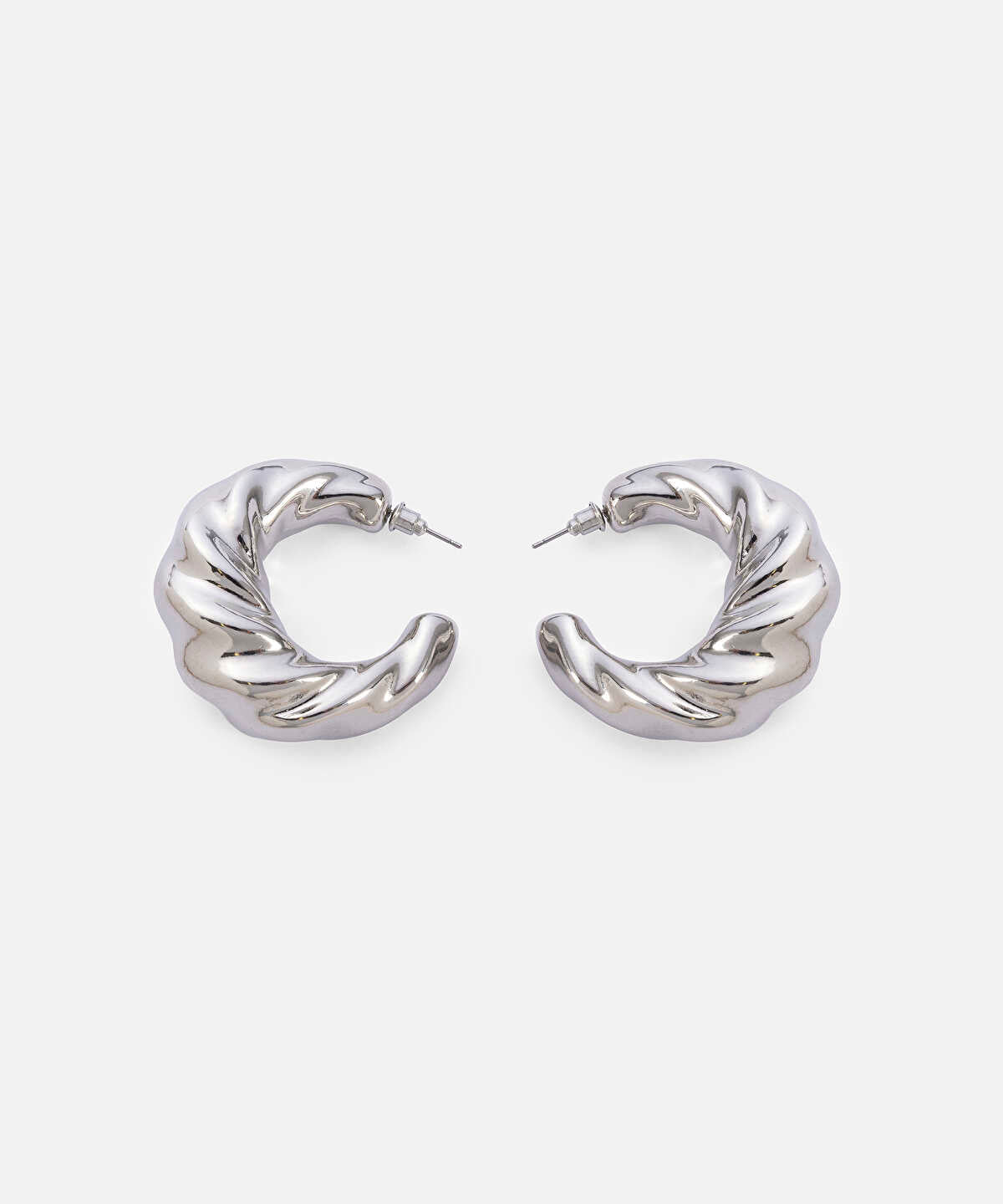 Textured Hoop Earrings