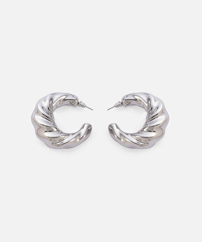 Textured Hoop Earrings