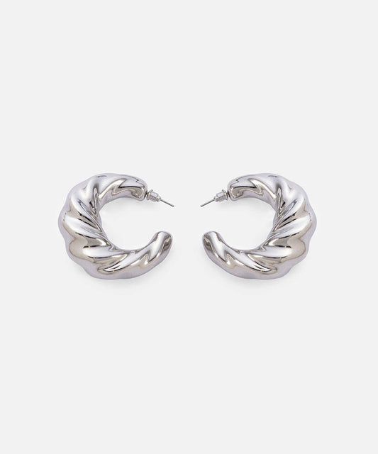 Textured Hoop Earrings